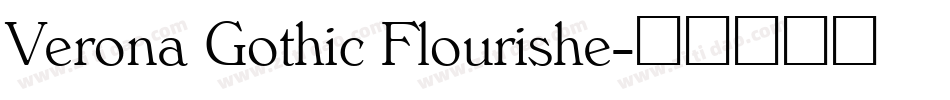 Verona Gothic Flourishe字体转换